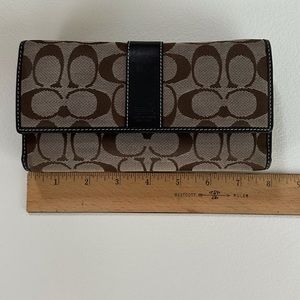 Coach wallet & checkbook cover.
